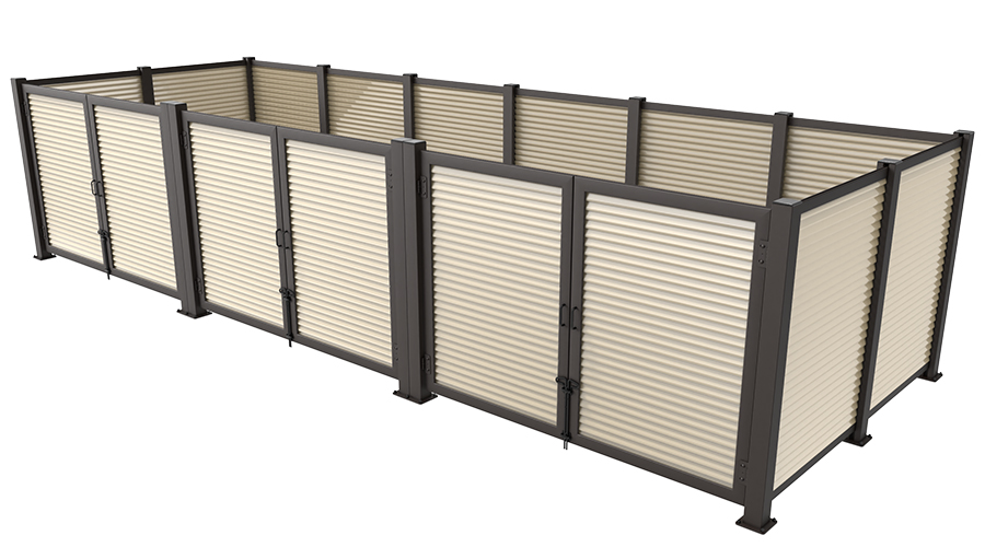 Covrit_Model-Custom_TrueLouverWalls+TrueLouverGates_Angle_NewGatePosts_W