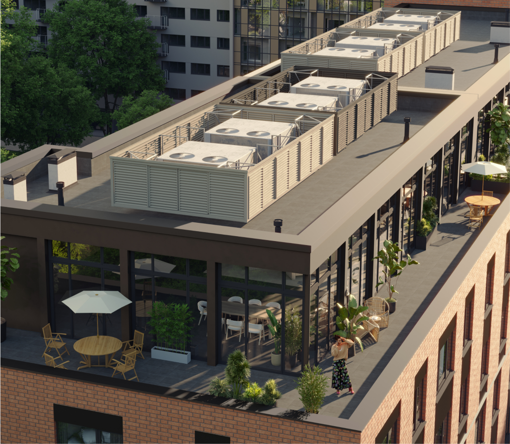 Envisor® Rooftop Screens