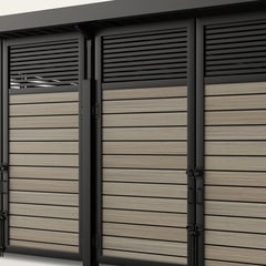 roofed-enclosure-1122R_HorizontalStandardStiffener_FrenchWhiteOak-L