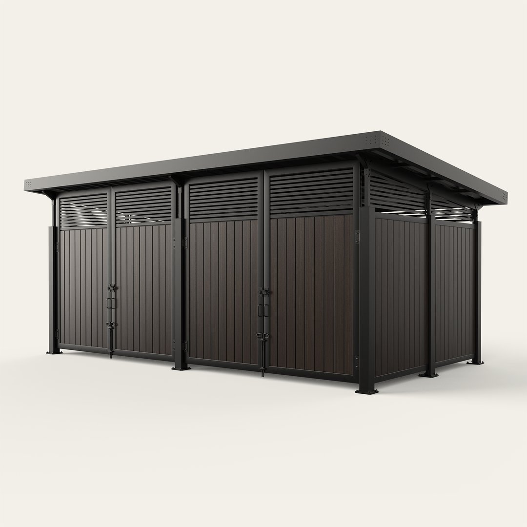 roofed-enclosure-1122R_VerticalStandardStiffener_DarkHickory