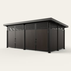 roofed-enclosure-1122R_VerticalStandardStiffener_DarkHickory