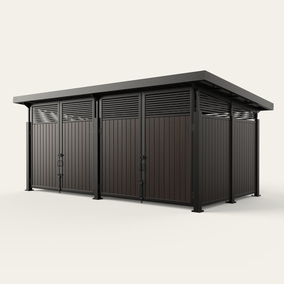 roofed-enclosure-1122R_VerticalStandardStiffener_DarkHickory