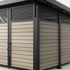 roofed-enclosure-1111R_HorizontalStandardStiffener_FrenchWhiteOak-L