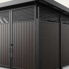 roofed-enclosure-1111R_VerticalWideStiffener_EnglishWalnut-L