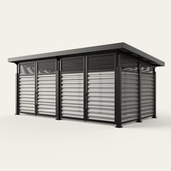 roofed-enclosure-1122R_Perforated7.2Rib_SilverSatin