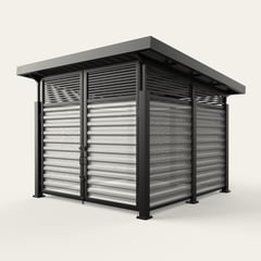 roofed-enclosure-1111R_Perforated7.2Rib_SilverSatin