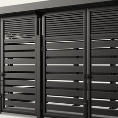 roofed-enclosure-1122R_Metal_6inSlats_ElectricBlack-L