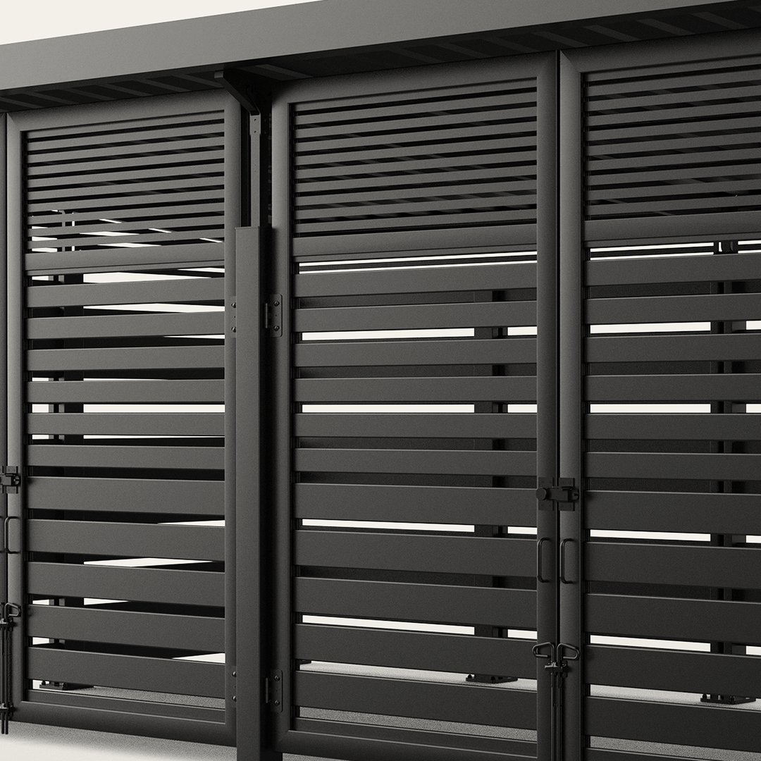 roofed-enclosure-1122R_Metal_VaryingSlats_ElectricBlack-L