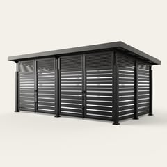 roofed-enclosure-1122R_Metal_VaryingSlats_ElectricBlack