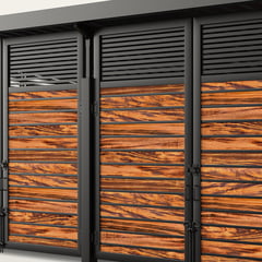 roofed-enclosure-1122R_HorizontalWideStiffener_Tigerwood-L