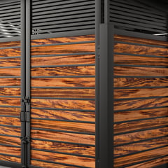 roofed-enclosure-1111R_HorizontalWideStiffener_Tigerwood-L