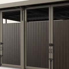 roofed-enclosure-1122r-DarkHickory-NoTransoms_SlateGray-L