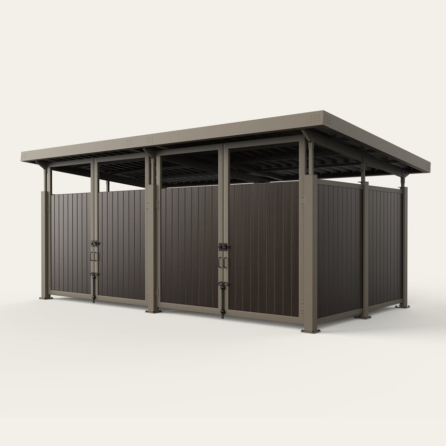 roofed-enclosure-1122r-DarkHickory-NoTransoms_SlateGray