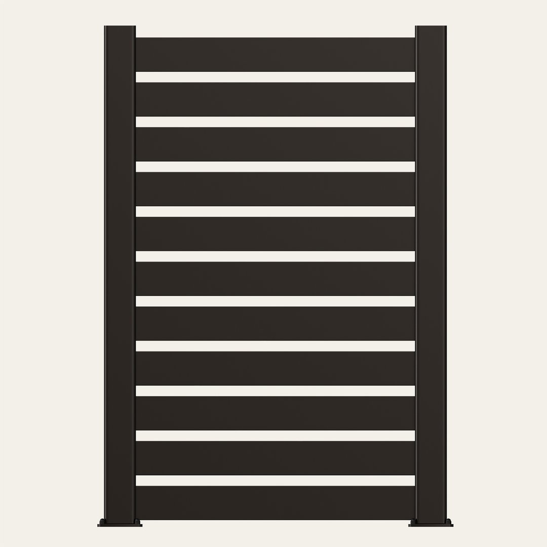 ground-screen-privacy-slat-wall--6inSlats_ElectricBlack
