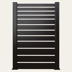 ground-screen-privacy-slat-wall--VaryingSlats_ElectricBlack