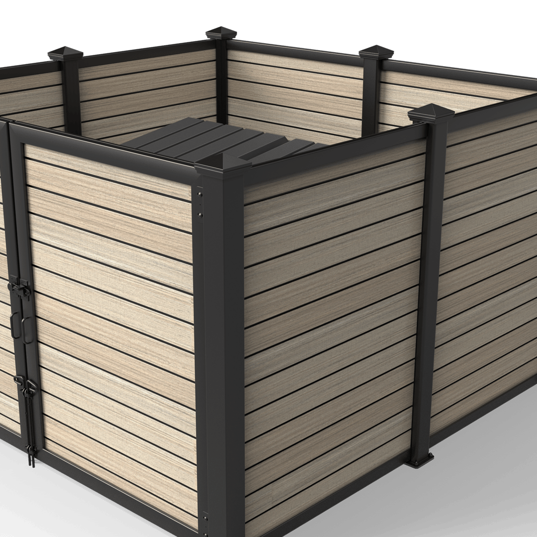 dumpster-enclosure-1111-horizontal-plank-standard-stiffener-french-white-oak-nighthawk-L