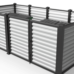 dumpster-enclosure-1122-perforated-7.2-rib-silver-satin-nighthawk-L