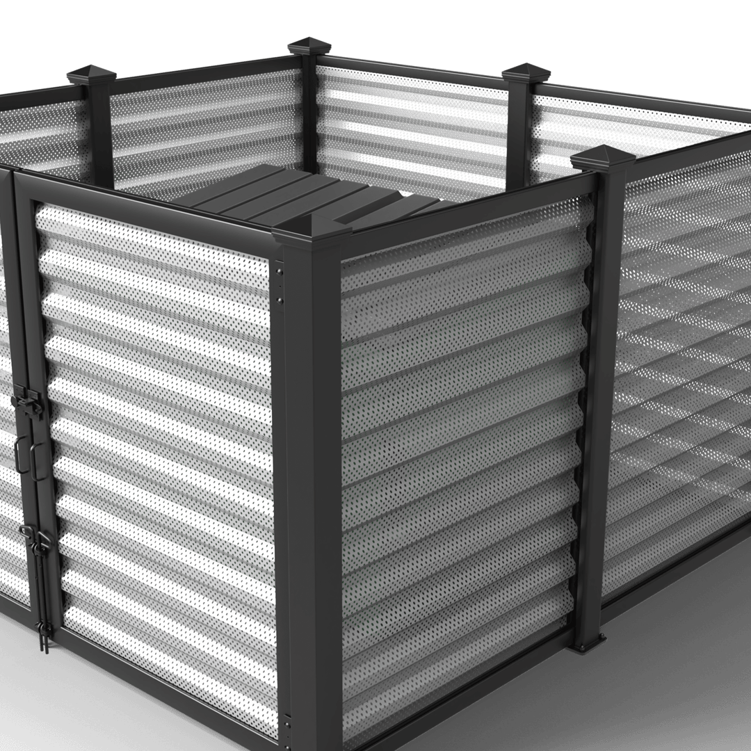 dumpster-enclosure-1111-perforated-7.2-rib-silver-satin-nighthawk-L