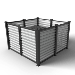 dumpster-enclosure-1111-perforated-7.2-rib-silver-satin-nighthawk