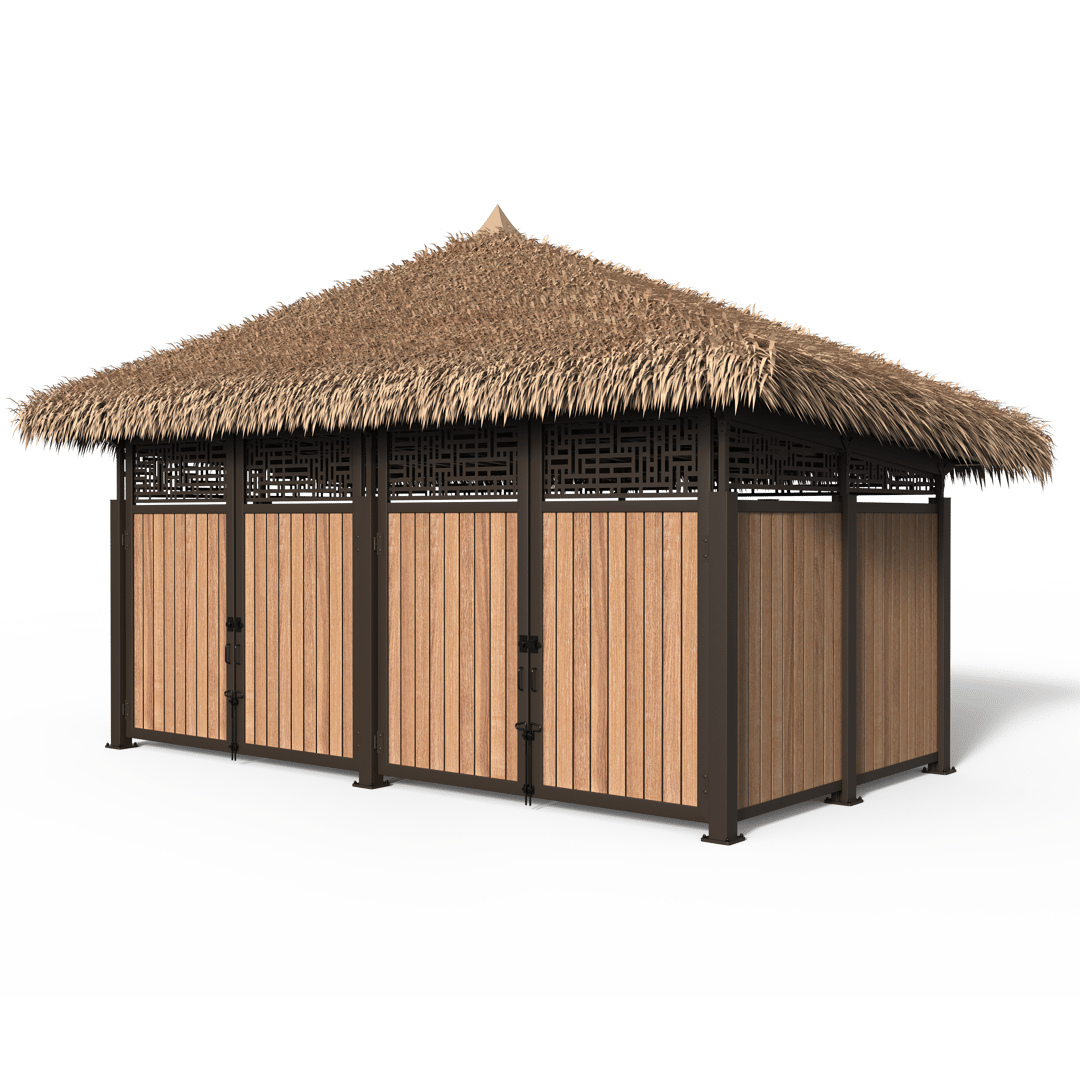 1122R_ThatchedRoof_VerticalStandardStiffener_Cumaru_Mosaic