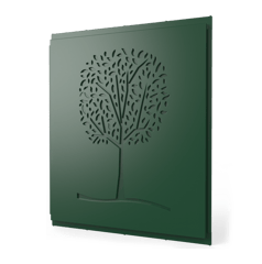 Envisor_ABS_52in_Custom_ForestGreen_Panel_Silo