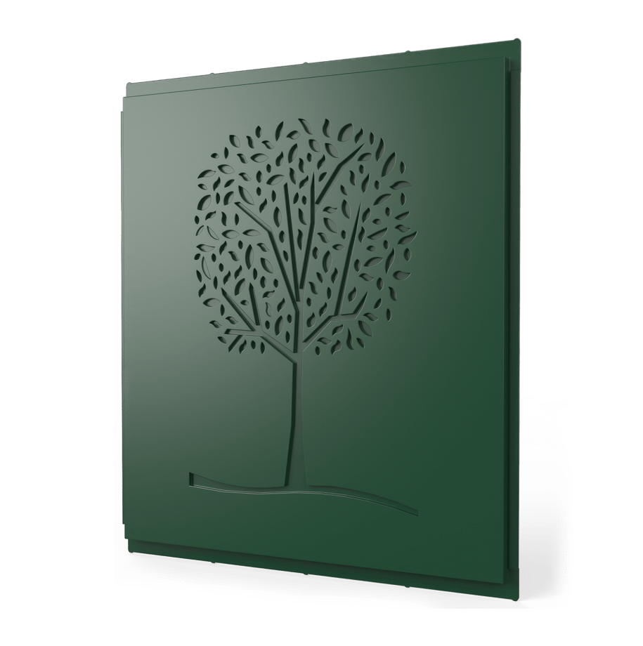 Envisor_ABS_52in_Custom_ForestGreen_Panel_Silo