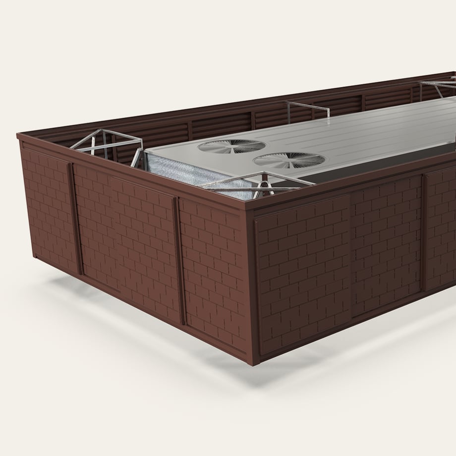 Unit Attached_ABS_Brick_Terracotta-L