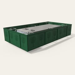 Unit Attached_ABS_Custom_Forest Green
