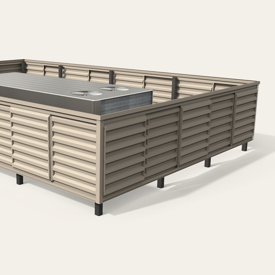 Post Mounted_ABS_7.2 Rib_Oyster-L