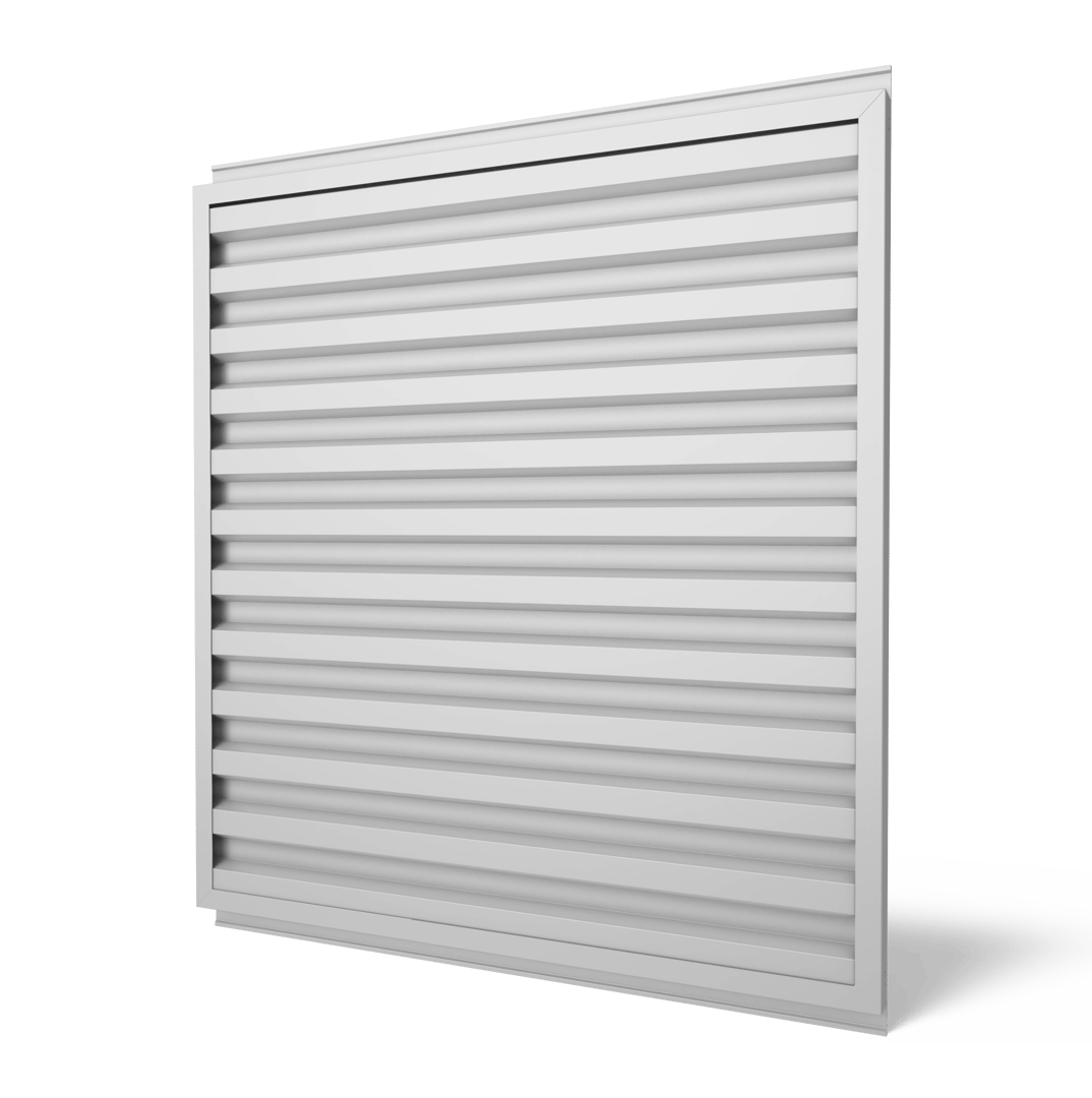 Envisor_4.0in_Corrugated_Horizontal_Metal_Panel_52in_IglooWhite_Panel