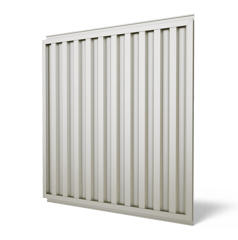 Envisor_4.0in_Corrugated_Vertical_Metal_Panel_52in_Almond_Panel