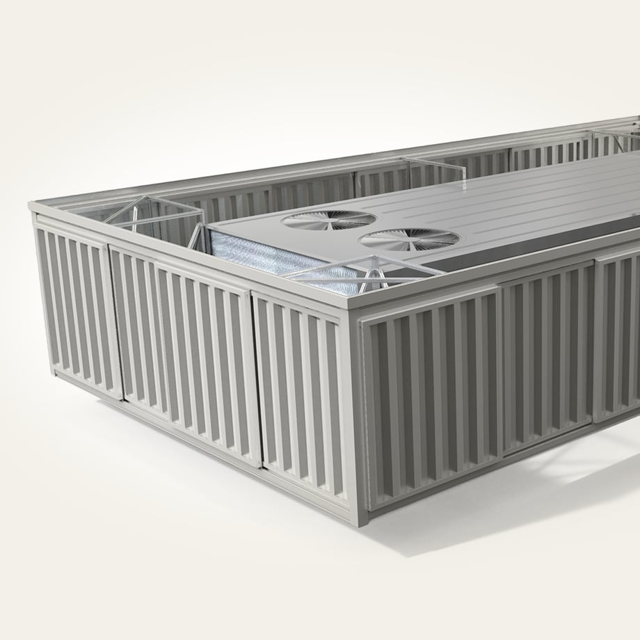 Unit Attached_Metal_4.0 Rib Vertical__Almond-L