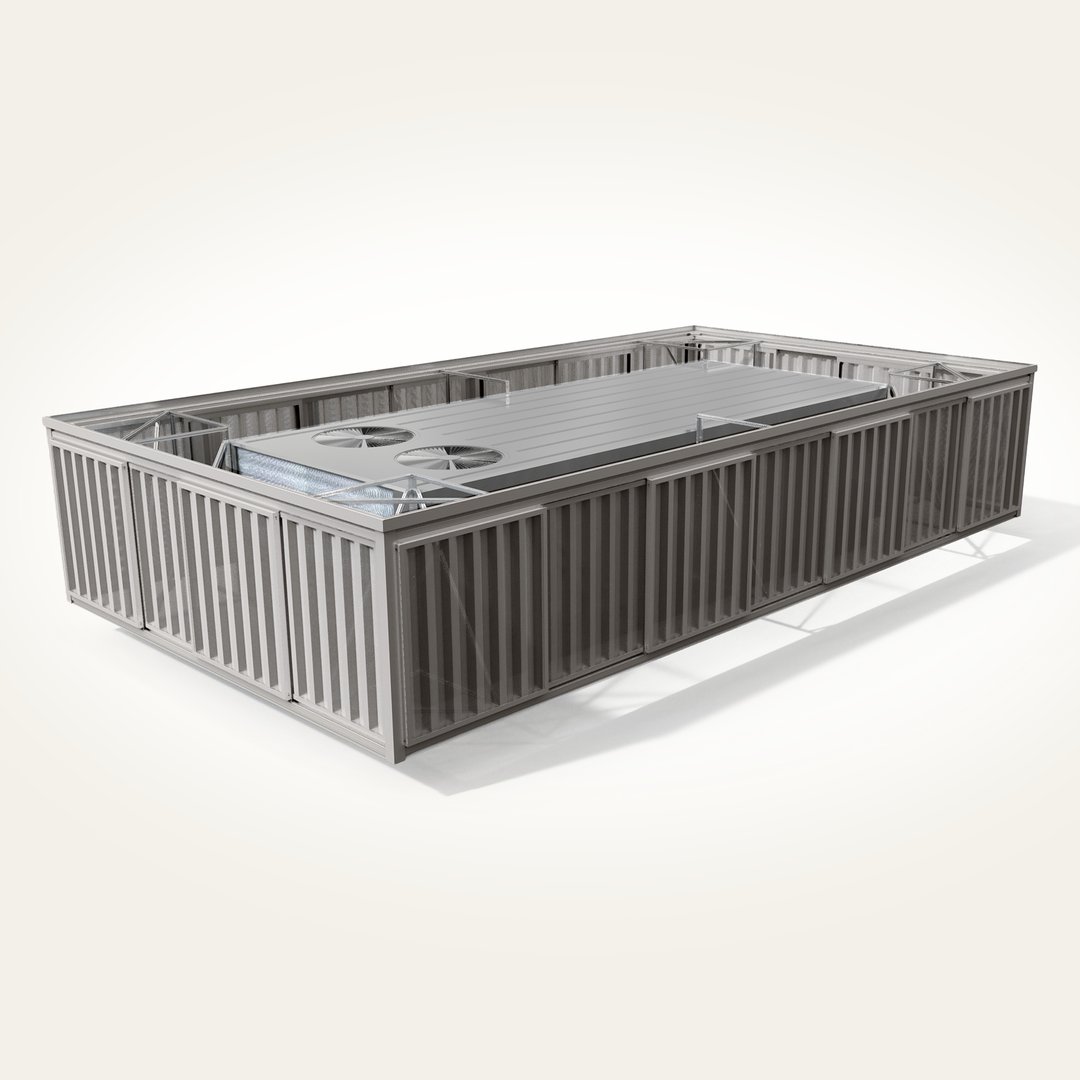 Envisor-Unit-Attached-Roof-Screening-Metal-7.2-Rib-Vertical