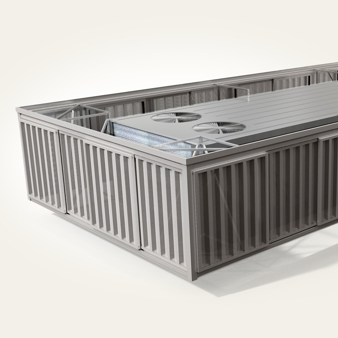 Unit Attached_Metal_7.2 Rib Vertical_PolarWhite-L