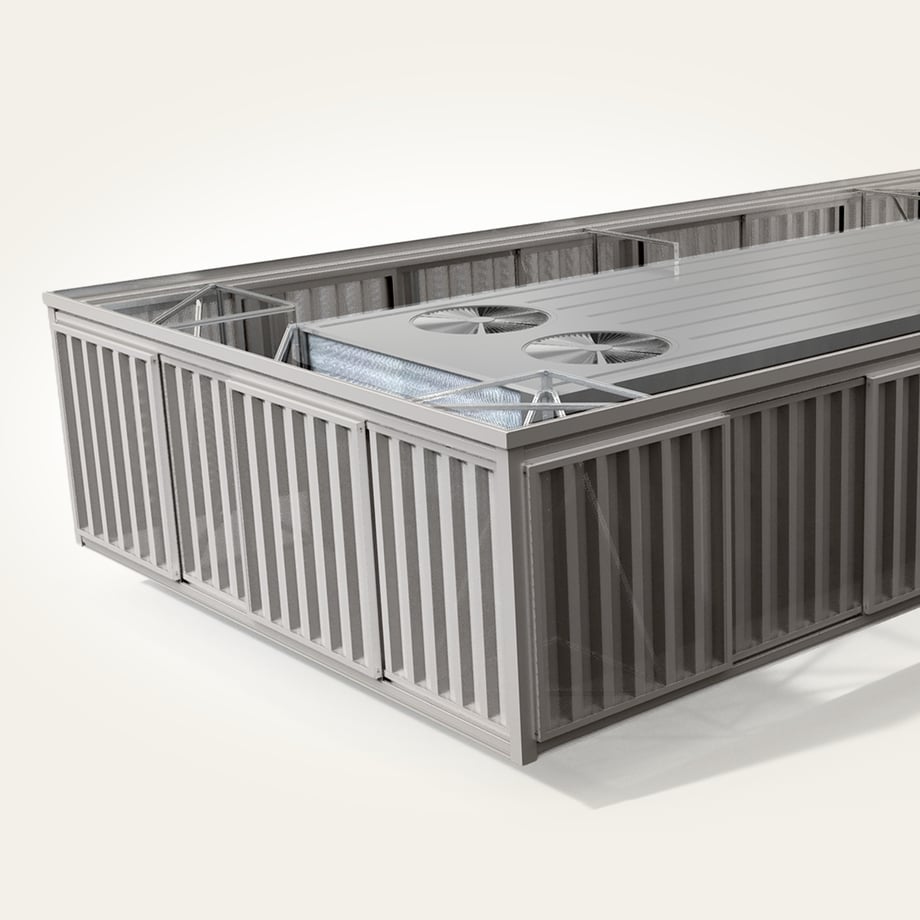 Unit Attached_Metal_7.2 Rib Vertical_PolarWhite-L