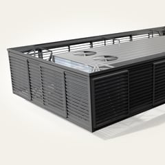 Unit Attached_Metal_Formed Louver_Electric Black-L