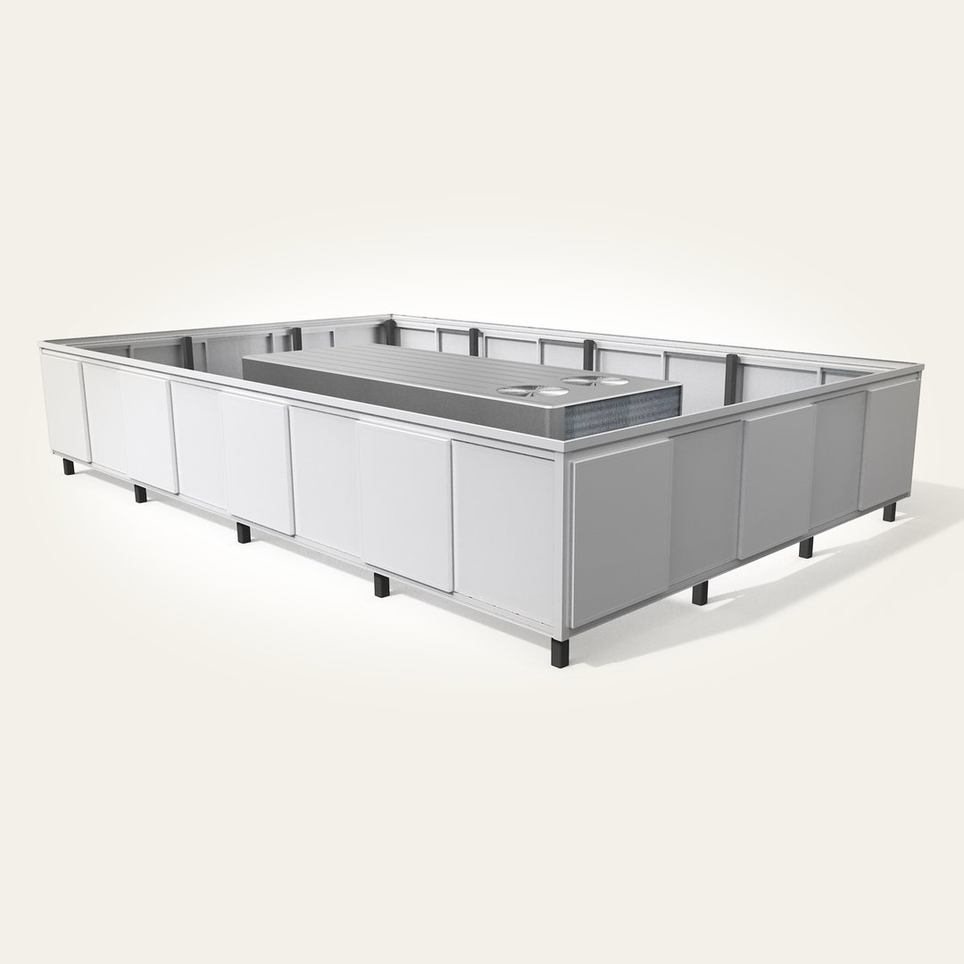 Post Mounted_Metal_Pan_Ash Gray