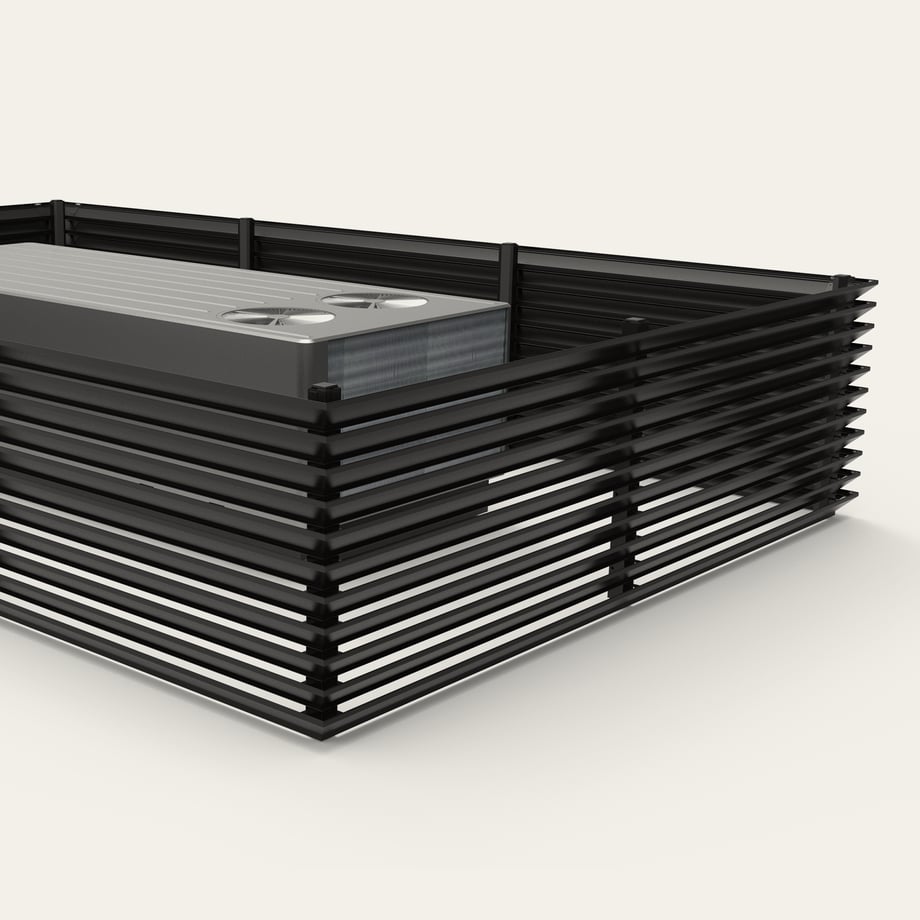 Post Mounted_Metal_Z-Fin_Metal_BlackTextur-L