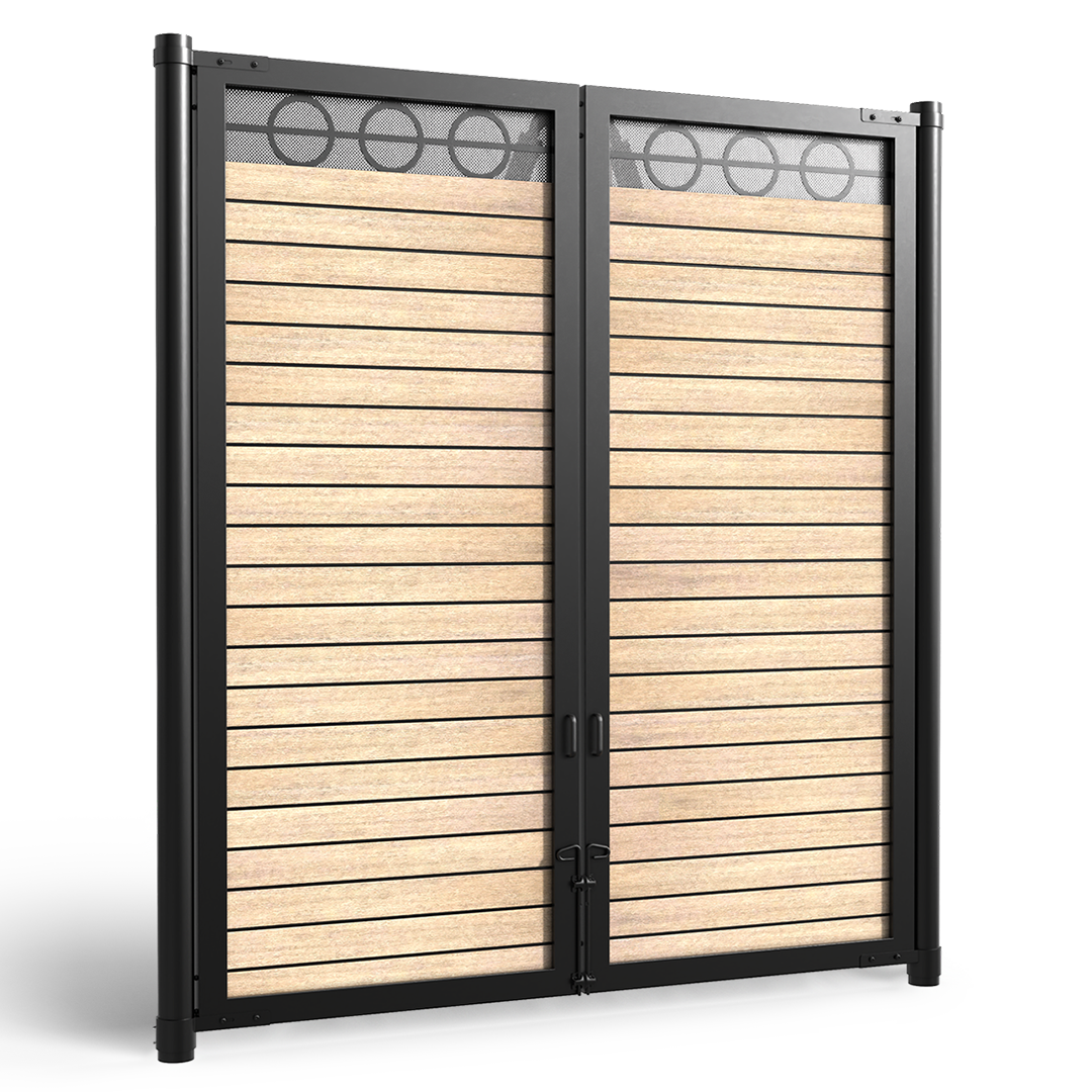 MegaGate_PVC_Sequoia_WeatheredTeak