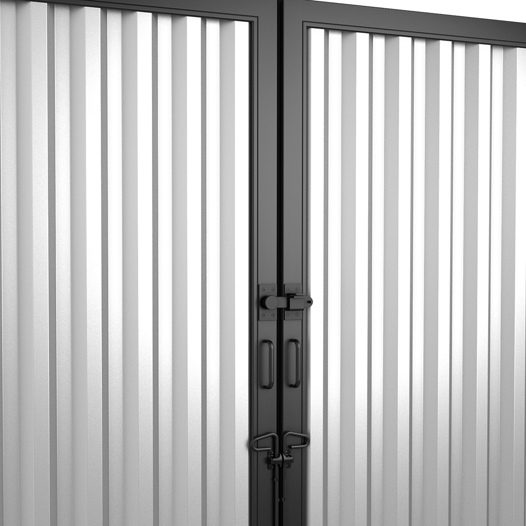 ToughGate_Metal_7.2Rib_VerticalSolid_SilverSatin_Nighthawk-L