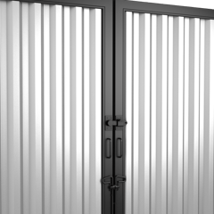 ToughGate_Metal_7.2Rib_VerticalSolid_SilverSatin_Nighthawk-L