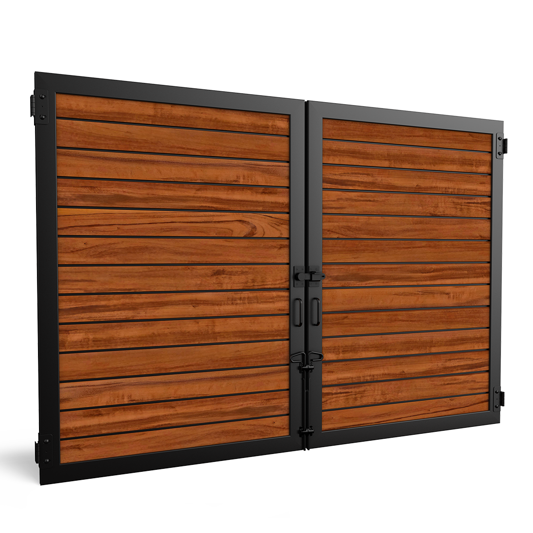 ToughGate_NaturalWood_HorizontalPlank_StandardStiffener_Tigerwood_Nighthawk