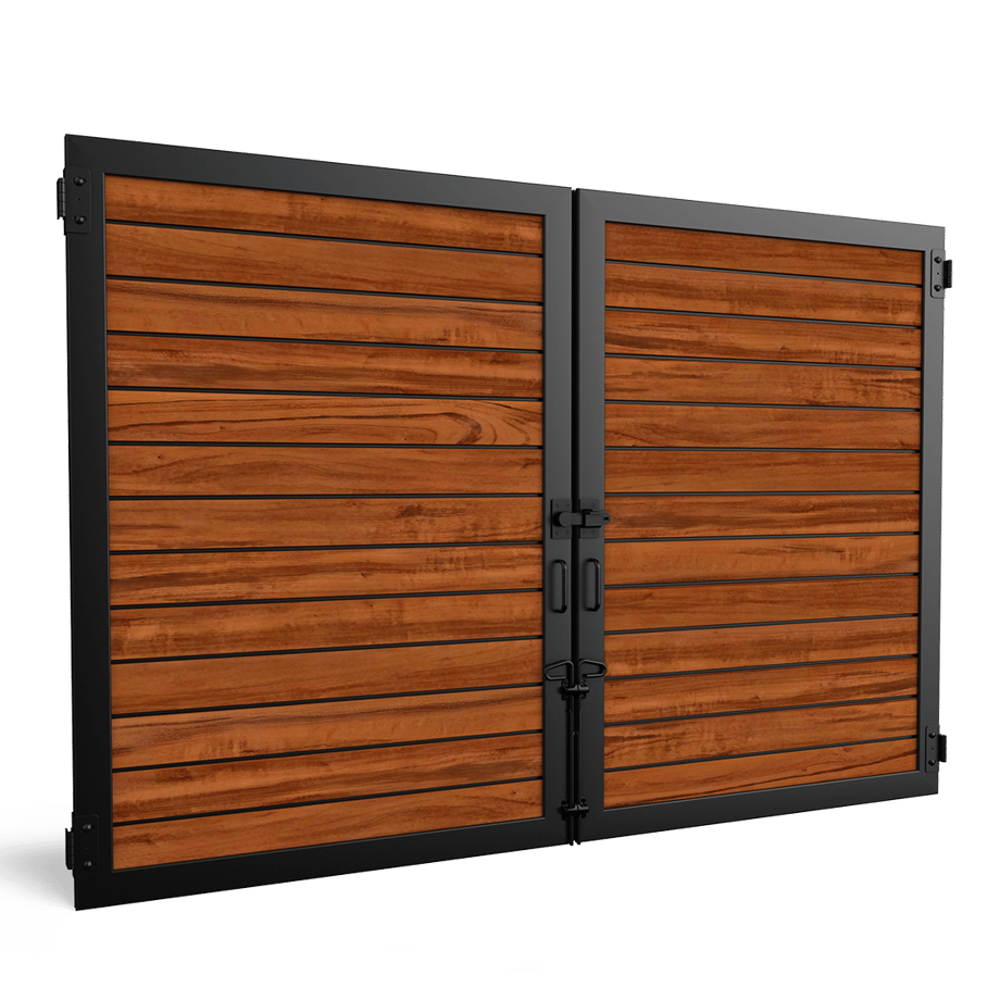 ToughGate_NaturalWood_HorizontalPlank_StandardStiffener_Tigerwood_Nighthawk