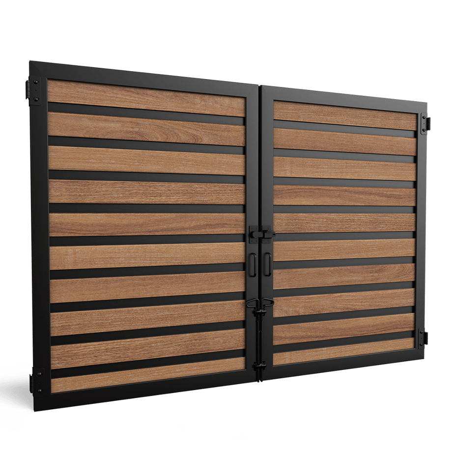 ToughGate_NaturalWood_HorizontalPlank_WideStiffener_Cumaru_Nighthawk