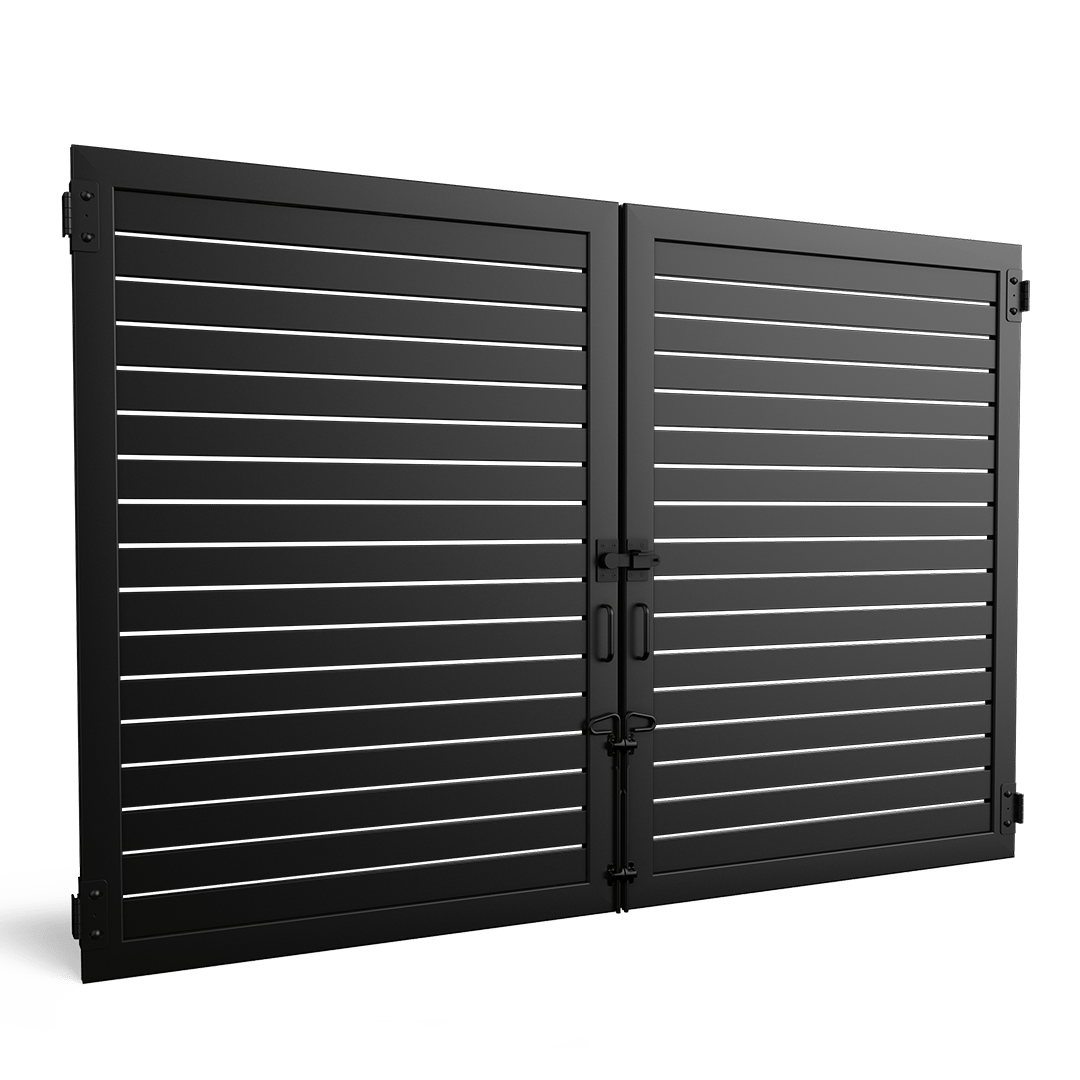 ToughGate_Metal_4inSlatHorizontal_Nighthawk