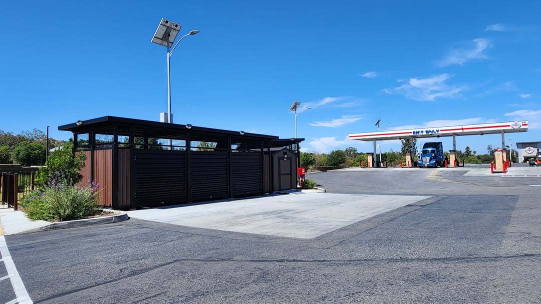 Covrit-Roofed-equipment-Enclosure-vertical-plankwall-gas-station