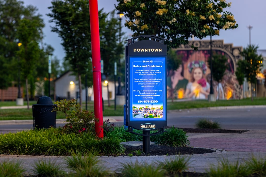 Hilliard Downtown Digital Kiosk - Hilliard OH-05