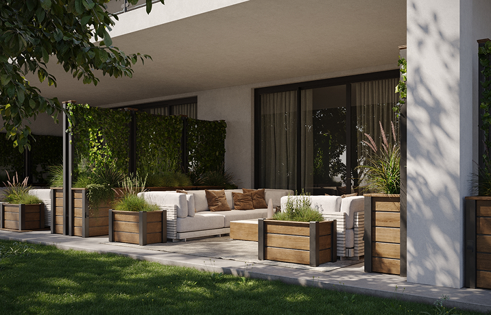 Naturescreen - planters