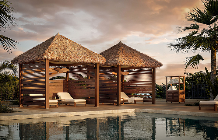 SanctumTM Nook - THATCH ROOF cabana