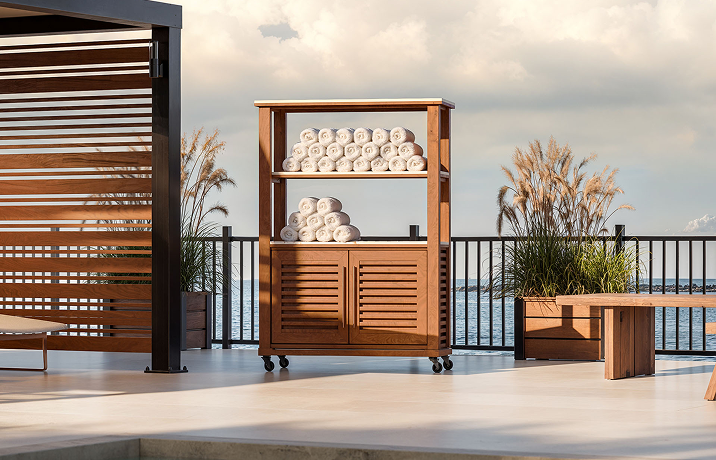 SanctumTM toweltime - Towel return station